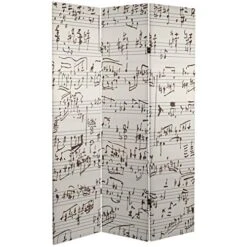Al Furniture 6 Ft. Tall Double Sided Music Canvas Room Divider -Best Furniture Store 512q0PiKF5L