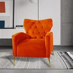 Sucrever Green Accent Chairs Set Of 2 With Armrests/Pillow, Upholstered Wingback Chair, Comfy Tufted Easy Stylish Velvet Accent Chair Set Of 2 For Bedroom Living Room Club And Fireplace 23 Sucrever Green Accent Chairs Set Of 2 With Armrests/Pillow, Upholstered Wingback Chair, Comfy Tufted Easy Stylish Velvet Accent Chair Set Of 2 For Bedroom Living Room Club And Fireplace -Best Furniture Store 512rnG77rwL. AC