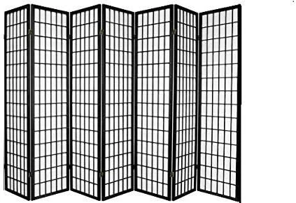 7 Panel Room Divider - Cherry 2 7 Panel Room Divider - Cherry - Image 2