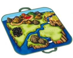 Neat Oh Dinosaur ZipBin, Convertible Toy Box 8 X 6 X 5 Inches With 2 Dinos, Zip Open For Pre-historic Play Mat 18 X 16 Inches | Zips Back Up For Strong, Sturdy, Stackable Storage, Holds Up To 40 Dinos -Best Furniture Store 514a9tQgPYL