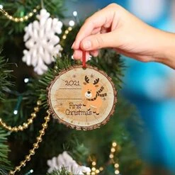 MatureGirl Cute Christmas Tree Acrylic Pendant 2021 Christmas Tree Decoration Beads Curtain For Doorways (A, One Size) -Best Furniture Store 514aaFnVE4L