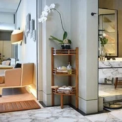 Cambridge Casual Estate Spa Teak Corner Shelf -Best Furniture Store 514y0npCD3L