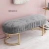 DBHCXD Shoe Changing Stool Bench Clothing Store Fitting Room Waiting Area Rest Chair Soft Bag Bed Tail Sofa