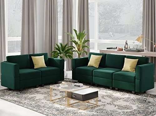Belffin Sofa And Loveseat Set 2 Piece Furniture Sofa Set For Living Room Modular Sofa Couch Set With Storage Seats Grey 8 Belffin Sofa And Loveseat Set 2 Piece Furniture Sofa Set For Living Room Modular Sofa Couch Set With Storage Seats Grey - Image 8