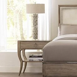 Riverside Furniture Sophie Modern Wood 1-Drawer Accent Nightstand In Natural -Best Furniture Store 515ihnXiEVL