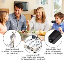 Giantex Parsons Chairs, Set Of 2 Uphostered Kitchen Dining Chairs W/Wood Legs, Padded Seat, Linen Fabric, Nails, Tufted Dining Chairs, Ideal For Dining Room, Kitchen, Living Room 14 Giantex Parsons Chairs, Set Of 2 Uphostered Kitchen Dining Chairs W/Wood Legs, Padded Seat, Linen Fabric, Nails, Tufted Dining Chairs, Ideal For Dining Room, Kitchen, Living Room -Best Furniture Store 515lcoiLbbL