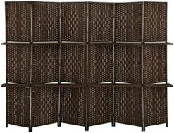 Room Divider Room Screen Divider Wooden Screen Folding Portable Partition Screen Wood With Removable Storage Shelves Colour Brown ,4 Panel/6 Panel (4 Panel) 9 Room Divider Room Screen Divider Wooden Screen Folding Portable Partition Screen Wood With Removable Storage Shelves Colour Brown ,4 Panel/6 Panel (4 Panel) -Best Furniture Store 516cFl6ysqL. AC