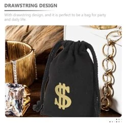Zerodeko 4pcs Canvas Money Bag Drawstring Pouches Dollar Sign Symbol Carrying Sack Burglar Costume Money Bag Props For Pirate Bank Robber Cowboy Cosplay Party Novelty Toy 7 Zerodeko 4pcs Canvas Money Bag Drawstring Pouches Dollar Sign Symbol Carrying Sack Burglar Costume Money Bag Props For Pirate Bank Robber Cowboy Cosplay Party Novelty Toy -Best Furniture Store 517C3fbmvbL