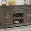 Signature Design By Ashley Wyndahl-Dining Room Server, Rustic Brown