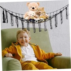 SECFOU Children's Toy Net Bag Boys Toy Stuffed Animals For Boys Girl Toy Stuffed Animal Net Or Hammock Toy Net Hammock Stuffed Animal Hammock Dolls Storage Hammock Toys Holder Net Cotton -Best Furniture Store 517bMlPY6OL