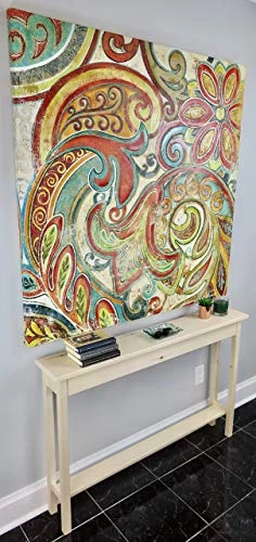 Unfinished 46" Narrow Console Sofa Table - With Bottom Shelf 3 Unfinished 46" Narrow Console Sofa Table - With Bottom Shelf - Image 3