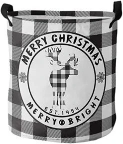 Goydema Collapsible Laundry Hamper Storage Basket, Farm Brown Pig Grain And Animal Feed Clothes Hamper Basket With Handle Waterproof Laundry Bag Round Storage Basket For Toy Home Organizer -Best Furniture Store 518cjBHP7kL. AC