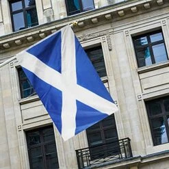 MatureGirl Canvas Proof And And Colors The Header Fading Scottish Flag Double VividS Of The Decoration & Hangs Small Sculptures For Shelf (As Shows, One Size) -Best Furniture Store 518f4EUdfnS