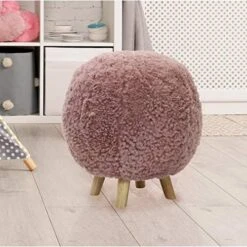 CRITTER SITTERS 19-in.-Seat Height Plush Gray Pouf Ottoman With 4 Spindle Legs - Furniture For Nursery, Bedroom, Playroom, And Living Room Decor 23 CRITTER SITTERS 19-in.-Seat Height Plush Gray Pouf Ottoman With 4 Spindle Legs - Furniture For Nursery, Bedroom, Playroom, And Living Room Decor -Best Furniture Store 5194VlfyPkL. AC