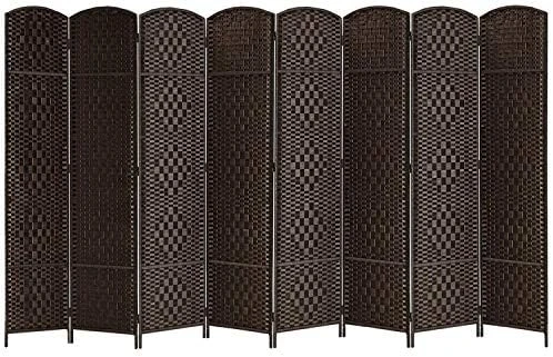 Room Divider 5.6Ft.Tall 16" Privacy Screen Room Dividers And Folding Privacy Screens, Partition & Wall Divider, Space Separate Screen Panel Freestanding Room Divider Wall-4 Panel, Dark Coffee 4 Room Divider 5.6Ft.Tall 16" Privacy Screen Room Dividers And Folding Privacy Screens, Partition & Wall Divider, Space Separate Screen Panel Freestanding Room Divider Wall-4 Panel, Dark Coffee - Image 4