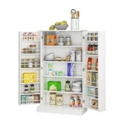GENERIC Kitchen Storage Pantry Cabinet (White)