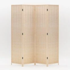 6 Panel Bamboo Room Dividers, Folding Room Divider Privacy Screens, Room Separating Wall Dividers, Natural Room Partition, Freestanding, 5.9 Ft. Tall -Best Furniture Store 51AwCzymN7L. AC