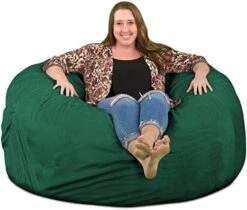 ULTIMATE SACK 5000 (5 Ft.) Bean Bag Chair: Giant Foam-Filled Furniture - Machine Washable Covers, Durable Inner Liner, 100% Virgin Foam. Comfy Bean Bag Chair. (Pink, Fur) 28 ULTIMATE SACK 5000 (5 Ft.) Bean Bag Chair: Giant Foam-Filled Furniture - Machine Washable Covers, Durable Inner Liner, 100% Virgin Foam. Comfy Bean Bag Chair. (Pink, Fur) -Best Furniture Store 51Ax6RRhmcL. AC