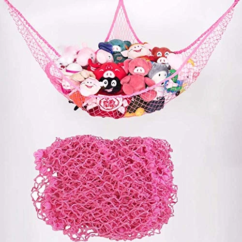 GENERIC Bins For Moving Goodhelper Lar Net Stuffed Storage Inch Animal Toy Extra 70 Housekeeping & Organizers Large Moving Bags With Zipper (Pink, One Size) 2 GENERIC Bins For Moving Goodhelper Lar Net Stuffed Storage Inch Animal Toy Extra 70 Housekeeping & Organizers Large Moving Bags With Zipper (Pink, One Size) - Image 2