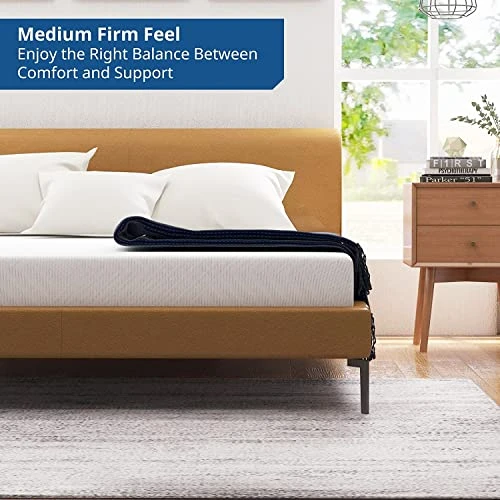 WOod-it Twin Mattress, 6 Inch Twin Mattresses In A Box Cooling Gel Memory Foam Mattress For Kids Bed Single Size Daybed Medium Firm 2 WOod-it Twin Mattress, 6 Inch Twin Mattresses In A Box Cooling Gel Memory Foam Mattress For Kids Bed Single Size Daybed Medium Firm - Image 2