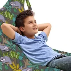 Ambesonne Pirates Lounger Chair Bag, Jolly Roger Pattern In Classic Nautical Colors Dangerous Halloween Character, High Capacity Storage With Handle Container, Lounger Size, Dark Blue White 28 Ambesonne Pirates Lounger Chair Bag, Jolly Roger Pattern In Classic Nautical Colors Dangerous Halloween Character, High Capacity Storage With Handle Container, Lounger Size, Dark Blue White -Best Furniture Store 51CJ1KZCVsL. AC