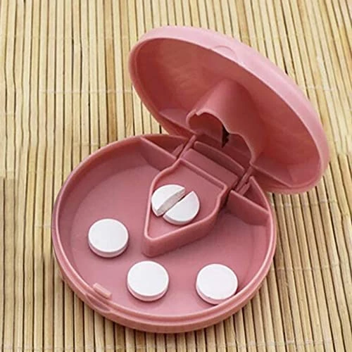 TEEGUI Bolus Cutters For Small Or Large Bolus Dispenser Medicine Slicer Bolus Separator With Sharp Blades Condiment Cups With Lids (Pink, One Size) 3 TEEGUI Bolus Cutters For Small Or Large Bolus Dispenser Medicine Slicer Bolus Separator With Sharp Blades Condiment Cups With Lids (Pink, One Size) - Image 3