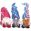 MatureGirl 3Pcs Day Ornaments Gnome 4th Veterans Handmade Patriotic USA OfJULY Decoration Decoration & Hangs Sculpture Stand (asshow, One Size)