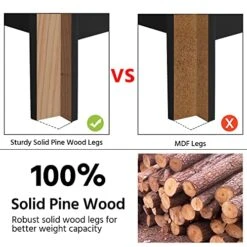 Yaheetech 3-Tier Console Table For Entryway, 39.5 Inch Entryway Table With Drawer And 2 Storage Shelves, Narrow Wood Accent Table For Entryway/Hallway/Living Room/Foyer, Black -Best Furniture Store 51Df9u0ov1L