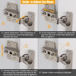 VINGLI 72” White Pantry Cabinets, Tall Kitchen Pantry Storage Cabinet With Doors And Adjustable Shelves, Kitchen Cupboard For Dinning Room, Laundry & Utility Room, Apartment -Best Furniture Store 51EIwm7XcTL