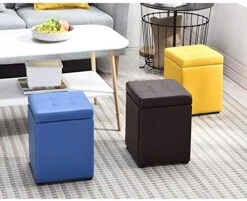 Collic Foot Stool Storage Stool, Multi-Functional Leather Sofa Stool Cover Home Porch Change Shoe Bench Footstool 30X30X35Cm,Practicalniture/Purple 13 Collic Foot Stool Storage Stool, Multi-Functional Leather Sofa Stool Cover Home Porch Change Shoe Bench Footstool 30X30X35Cm,Practicalniture/Purple -Best Furniture Store 51EOlbLJYTL