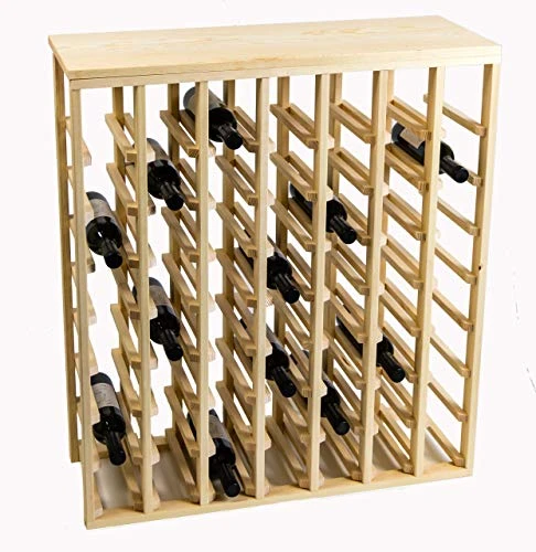 Creekside 56 Bottle Table Wine Rack (Pine) By Creekside - Exclusive 12 Inch Deep Design Conceals Entire Wine Bottles. Hand-sanded To Perfection!, Pine 2 Creekside 56 Bottle Table Wine Rack (Pine) By Creekside - Exclusive 12 Inch Deep Design Conceals Entire Wine Bottles. Hand-sanded To Perfection!, Pine - Image 2