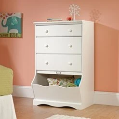 Pogo 3-Drawer Chest, Soft White Finish -Best Furniture Store 51G4K4iFEzL