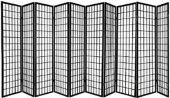 Panel Shoji Screen Room Divider 3-10 Panel (4 Panel, Black, White, Cherry, Natural) -Best Furniture Store 51GQZQZoTML. AC 1