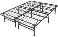 18 Inch Metal Platform Beds W/Heavy Duty Steel Slat Mattress Foundation (No Box Spring Needed), Queen, Black 26 18 Inch Metal Platform Beds W/Heavy Duty Steel Slat Mattress Foundation (No Box Spring Needed), Queen, Black -Best Furniture Store 51Gr5DeWEoL. AC