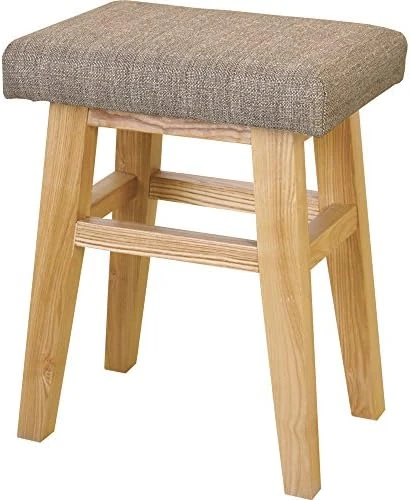 AZUMAYA Compact Stool 17.7 Inches Seat Height Brown CL-785CBR Home Furniture 8 AZUMAYA Compact Stool 17.7 Inches Seat Height Brown CL-785CBR Home Furniture - Image 8