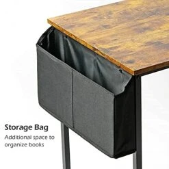 Small Desk For Small Spaces - Student Kids Study Writing Computer Table For Home Office Bedroom School Work PC Workstation,Rustic 30 31 Inch -Best Furniture Store 51HKDESyRxL