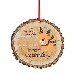 MatureGirl Cute Christmas Tree Acrylic Pendant 2021 Christmas Tree Decoration Beads Curtain For Doorways (A, One Size)