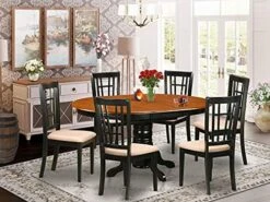 East West Furniture KENI5-BCH-W Dining Set, 5-Piece -Best Furniture Store 51IH6e7NteL. AC