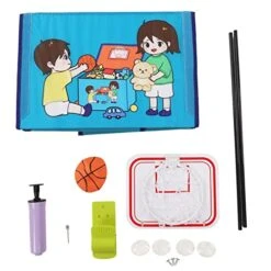 SALUTUYA Toy Chest For Boys, Mini Basketball Theme Toy Chest Portable Foldable Easy To Remove For Boys -Best Furniture Store 51ISCf2cDQL