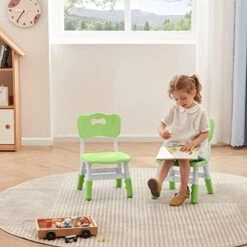 DOREROOM 3 Level Height Adjustable Kids Chair, Durable Chair For Kids Indoor Or Outdoor Use For Ages 2-6, Toddler Table Chair For Boys And Girls For Daycare, Classroom, Home, Mint Green 16 DOREROOM 3 Level Height Adjustable Kids Chair, Durable Chair For Kids Indoor Or Outdoor Use For Ages 2-6, Toddler Table Chair For Boys And Girls For Daycare, Classroom, Home, Mint Green -Best Furniture Store 51IuvPGC43L. AC