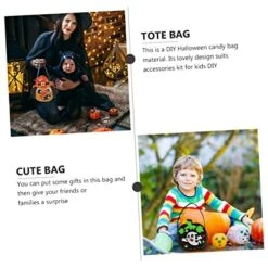 Ibasenice 3 Sets Eva Tote Bag Candy Bag Handbags Material DIY Handbag Set Pumpkin Bucket Cute Handbag Bags Bag With Handles Trick Or Treat Bag Trick Or Treat Bags -Best Furniture Store 51JOi7yrEeL