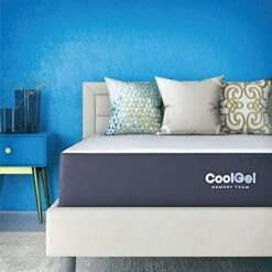 Ool Gel Ventilated Memory Foam 10-Inch Mattress | CertiPUR-US Certified | Bed-in-a-Box, Twin XL, White