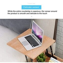 GENERIC Creative Craft Art Drawing Desk Storage Cabinet Bedroom Bedside Removable Locker Lifting Table Nightstand Common Night Stand End Table Home Office Living Room Study (Yellow Pear Wood, One Size) -Best Furniture Store 51JgvUNEajL