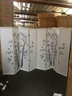 Select Bamboo, Flowers 3 To 8 Panel Room Divider (Bamboo, 4) -Best Furniture Store 51K8CL5Bu7L. AC