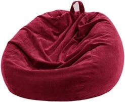 Nobildonna Bean Bag Chair Cover (No Filler) For Kids And Adults. Extra Large 300L Beanbag Stuffed Animal Storage Soft Premium Corduroy -Best Furniture Store 51KNeQECdZL. AC