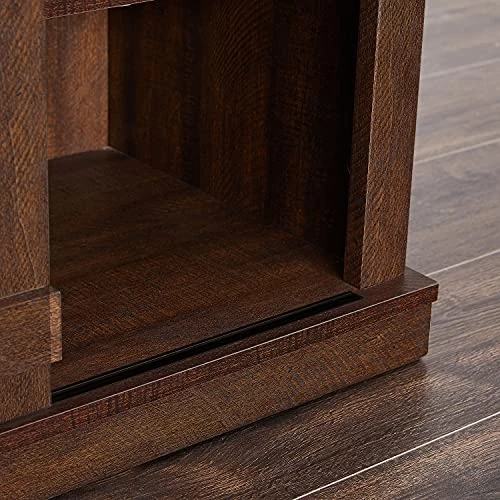 RICHSEAT Modern Farmhouse Wood TV Stand For TVs Up To 60 Inch, Home Living Room Storage Table TV Stands Cabinet Doors And Shelves Entertainment Center, Dark Brown 4 RICHSEAT Modern Farmhouse Wood TV Stand For TVs Up To 60 Inch, Home Living Room Storage Table TV Stands Cabinet Doors And Shelves Entertainment Center, Dark Brown - Image 4