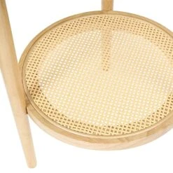 Nathan James Oraa Round Modern Side Accent Or End Table For Living Bedroom And Nursery Room, 1, Light Brown -Best Furniture Store 51Kh80v1yeL