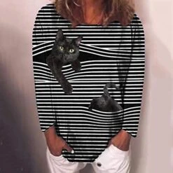 Womens Summer TopsWomens Long Sleeve Blouse 3D Cat Graphic Pullover Stripe Crewneck Tops Ladies Casual Tshirt 11 Womens Summer TopsWomens Long Sleeve Blouse 3D Cat Graphic Pullover Stripe Crewneck Tops Ladies Casual Tshirt -Best Furniture Store 51Ky3H8sEzL