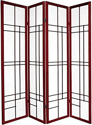 Al Furniture 6 Ft. Tall Eudes Shoji Screen - Natural - 3 Panels 6 Al Furniture 6 Ft. Tall Eudes Shoji Screen - Natural - 3 Panels - Image 6