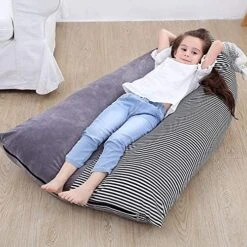 Stuffed Animal Storage Bean Bag Chair | 53" Extra Large Beanbag Cover For Kids And Adults, Plush Toys Holder And Organizer For Boys And Girls | Premium Velvet - Soft & Comfortable 12 Stuffed Animal Storage Bean Bag Chair | 53" Extra Large Beanbag Cover For Kids And Adults, Plush Toys Holder And Organizer For Boys And Girls | Premium Velvet - Soft & Comfortable -Best Furniture Store 51LLkqa7XmL